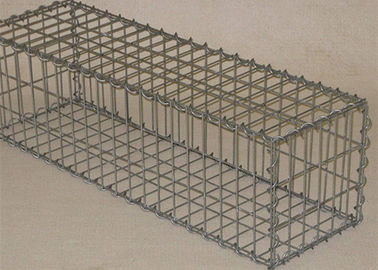 Palmo modificado para requisitos particulares cestas soldado con autógena de la larga vida del tamaño de Gabion del muro de contención