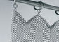 Pantalla de malla decorativa del anillo del acero inoxidable de la malla de alambre ISO9001 para la decoración