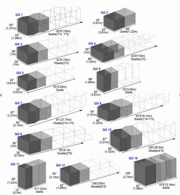 Sistema de barrera de bastión defensivo de alambre de hierro galvanizado 3.0mm 50x50mm 1
