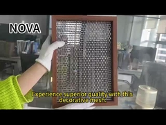 Cuadrícula de acero inoxidable divisor de habitación personalizable