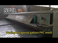 Cuadrícula hexagonal de gabión tejida recubierta de PVC - Cuadrícula de jaula de piedra de alambre metálico para proyectos de construcción