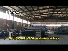 Producción de malla de gabión hexagonal - NOVA WIRE MESH Factory Showcase para soluciones de jaulas de piedra de calidad