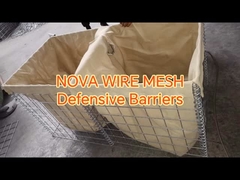 Paredes de contención de malla soldada galvanizada de grado militar para la seguridad del perímetro