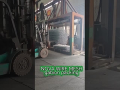 Gabión tejido de diseño personalizado - Patrones decorativos para arquitectura paisajística