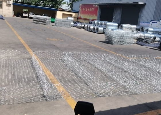Mesh Gabions Galfan Coated tejido  Gabion Mattress Double Twisted hexagonal