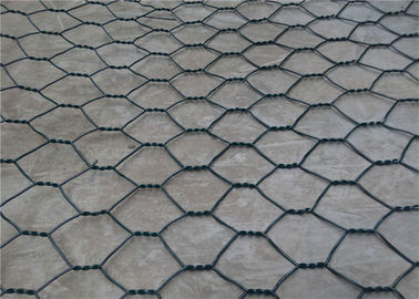 El PVC de la seguridad cubrió la malla de alambre hexagonal, palmo galvanizado de la larga vida de la caja de Gabion