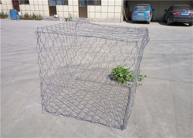 Las cestas decorativas color platas de Gabion/galvanizaron la jaula de piedra de acero