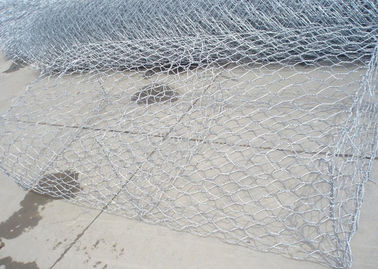 Galfan cubrió las cestas de Gabion del metal, instalación fácil tejida de las cestas de Gabion
