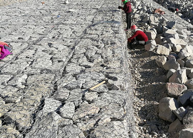 Malla de alambre hexagonal de Gabion, colchón de 60 * 80 ímetros Gabion para la protección de la erosión