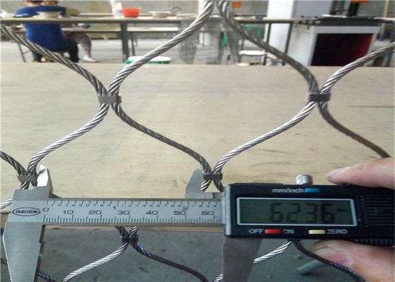 Malla inoxidable de la cuerda de alambre de acero del grado 7x19 del OEM 316