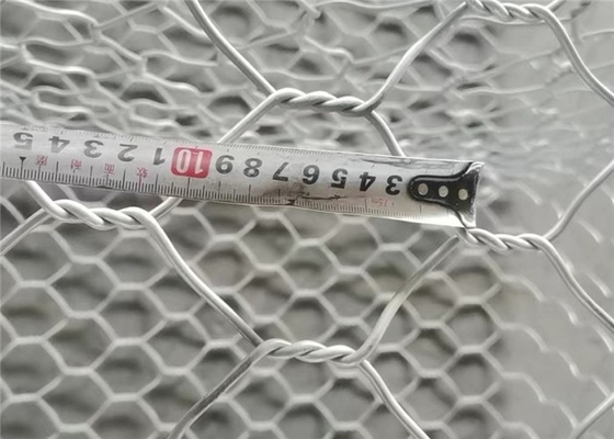 Protección galvanizada pesada del terraplén de las cestas de Gabion del metal revestido del Pvc