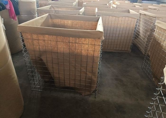 Asegurar y paisajismo hecho fácil soldado caja de gabión barreras itares defensivas 76.2 X 76.2 mm 4.0 mm