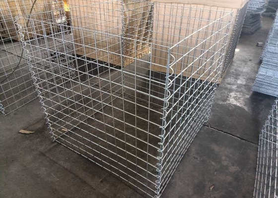 Asegurar y paisajismo hecho fácil soldado caja de gabión barreras itares defensivas 76.2 X 76.2 mm 4.0 mm
