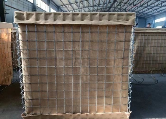 Asegurar y paisajismo hecho fácil soldado caja de gabión barreras itares defensivas 76.2 X 76.2 mm 4.0 mm