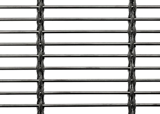 Los paneles tejidos malla de alambre decorativa del cable arquitectónico de la pared SS 304