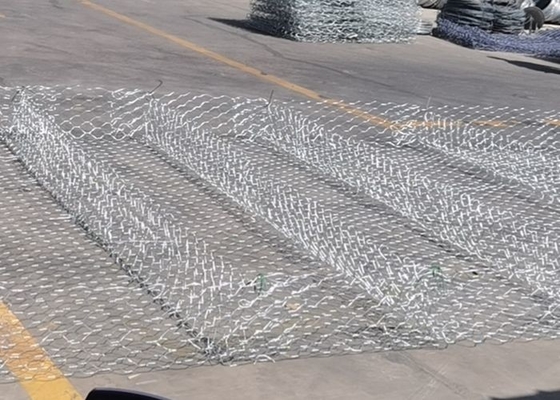 La roca del paisaje de EN10223  Gabion Mattress ASTM975 enjaula el cinc pesado cubierto