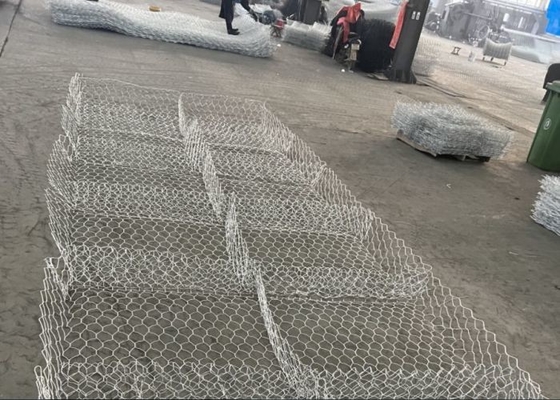 La inmersión caliente pesada  Gabion Stone Wall galvanizó uso hidráulico de los trabajos