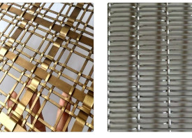 Metal decorativo tejido Mesh Screen For Restaurant Decoration de los Ss 316
