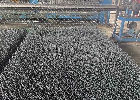 El PVC 60mmx80m m verde amistoso de ECO cubrió el alambre Mesh For Slope Paving de Gabion