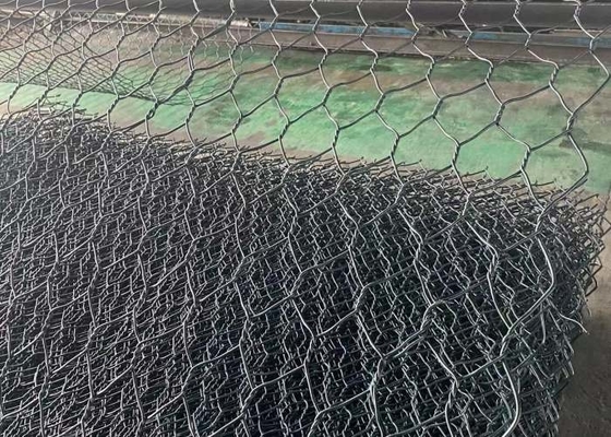El PVC 60mmx80m m verde amistoso de ECO cubrió el alambre Mesh For Slope Paving de Gabion