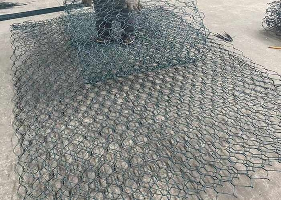 Alambre Mesh For River Course Protection de la alta tensión 60x80m m 2.4m m Gabion de Galfan
