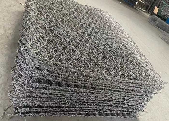 Cables de acero galvanizado 1m-6m Cestas de gabión hexagonales para protección de puentes de agua y suelo
