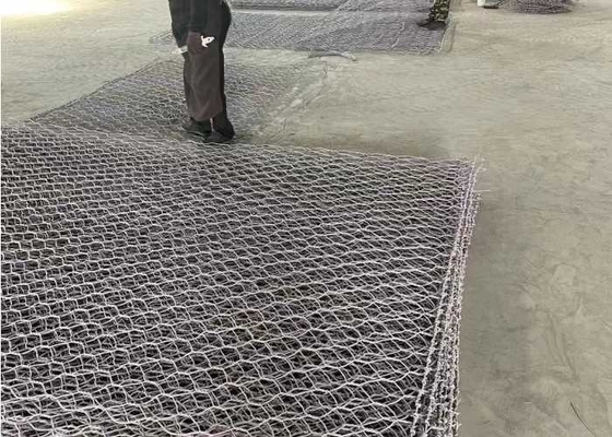 Agujero del galvanizado 220-240g/M2  Gabion Mattress 60*80m m