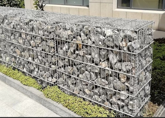 El Pvc soldado con autógena de la aduana cubrió el alambre Mesh With de Gabion 50mm*50m m Mesh Open