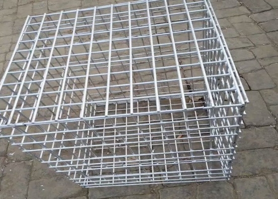 Panel de Gabion soldado con revestimiento de Pvc para muro de Gabion de contención resistente