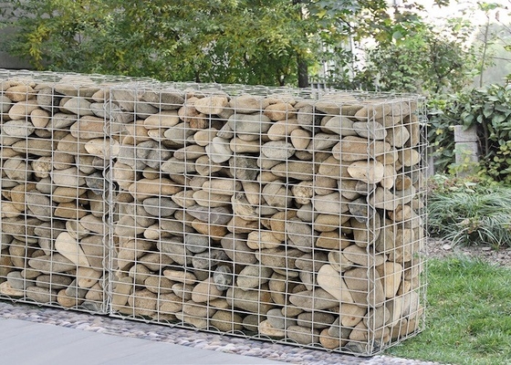 Caja galvanizada resistente a la corrosión de Gabion del alto deber para la decoración del jardín