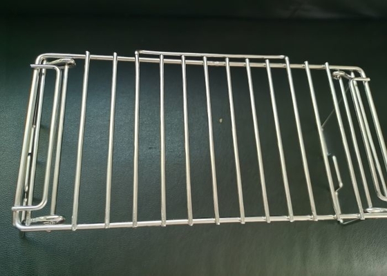 No partido reutilizable de la barbacoa del hogar de Mesh Silver Easy Clean For de la parrilla del pollo del palillo