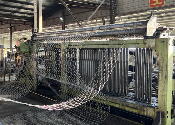1m-2m de ancho Caja de gabión galvanizado 80x100mm Tamaño de malla