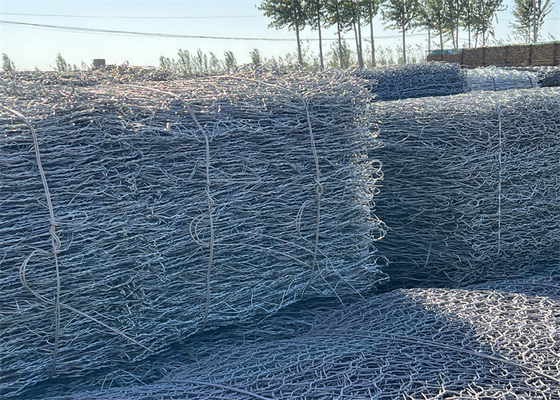 50mm X 50mm Gabion control de malla de alambre y guía de agua o inundación