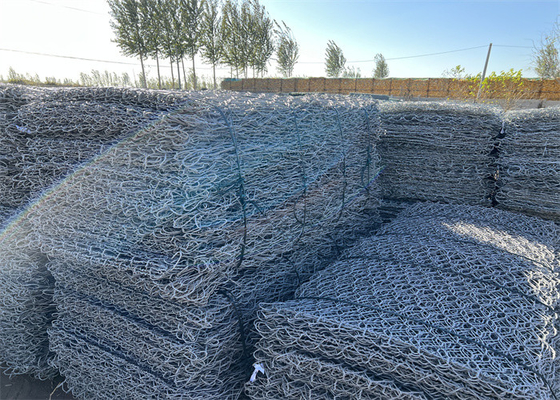 Matraces galvanizados de gabión de larga duración con resistencia a la tracción 380-550mpa