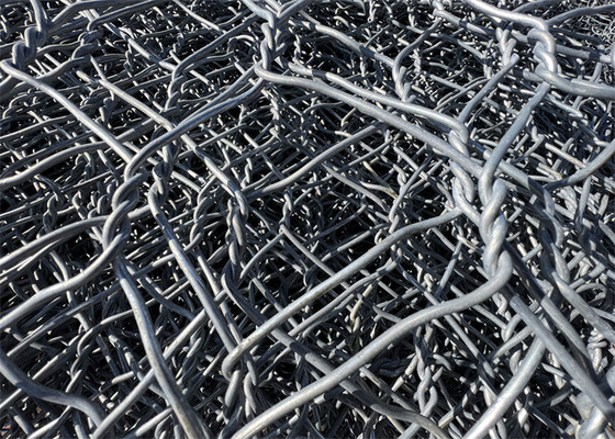 Paredes hexagonales de alambre metálico de gabión de trabajo pesado Resistencia a la corrosión Revestimiento de zinc 240g/m2
