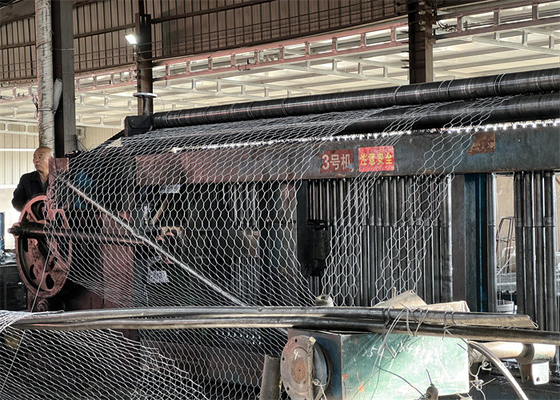 Control de inundaciones 3.2mm Gabion Mesh Cage para cajas de gabión saco de piedra Río llenando bolsas de gabión