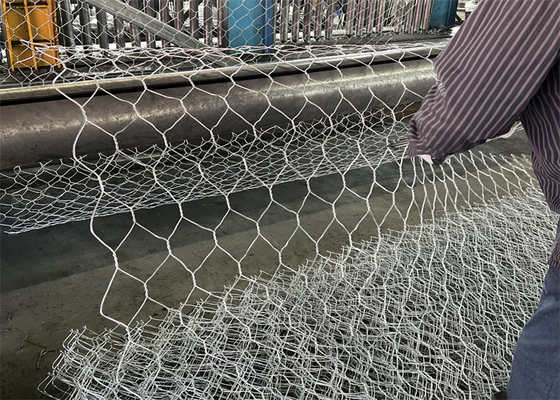 Cuadrantes hexagonales de malla metálica de gabión de 1mx1mx1m