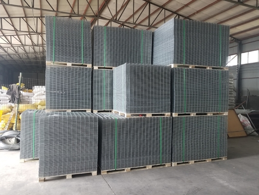 Instalación fácil Jaulas de gabión soldadas / Cestas de gabión / Jaulas de gabión llenas de roca con tamaño de malla de 75mmx75mm