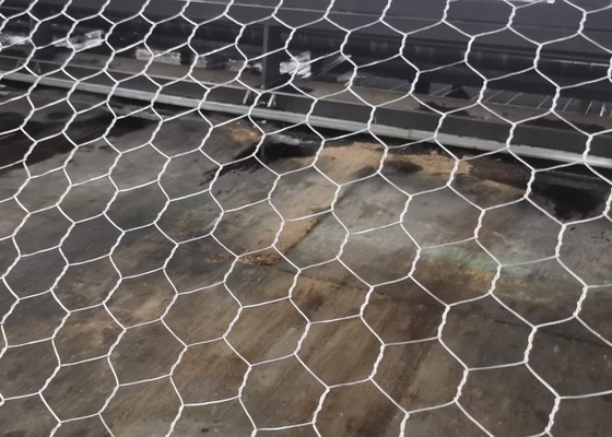 Cesta de gaviones galvanizada 2x1x1m Malla de acero de doble torsión alambre de 2,7 mm