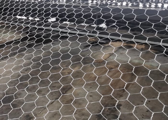 Control de inundaciones 3.2mm Gabion Mesh Cage para cajas de gabión saco de piedra Río llenando bolsas de gabión