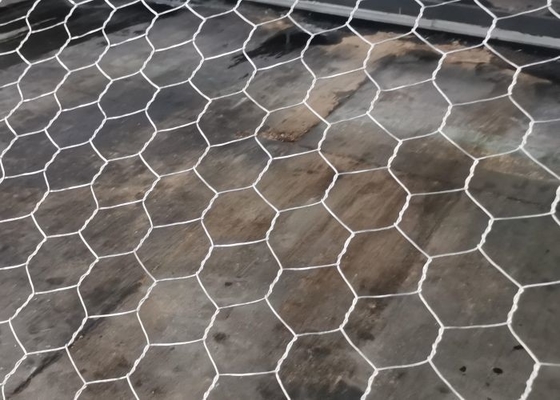1m*1m*2m Alta resistencia a la tracción PVC revestido de polímero Gabion Wire Mesh Cage de roca