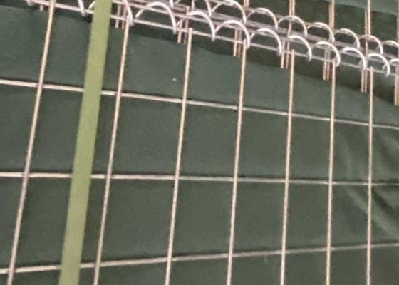 Barrera  galvanizada itar de trabajo pesado con una distancia en espiral de 4 mm