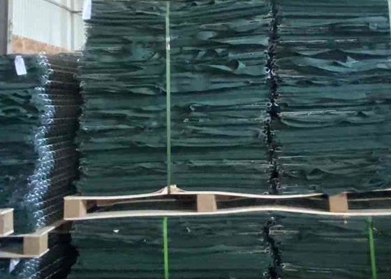 5.0mm de malla de alambre de zinc revestido de alambre panel de barrera itar para soluciones de seguridad temporales