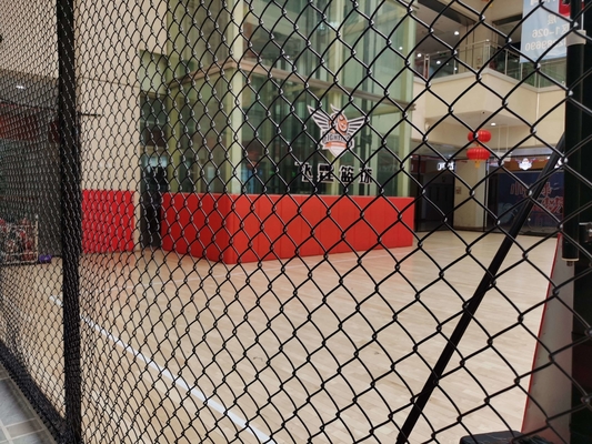 Enlace de cadena fuerte de cerca de malla galvanizado de PVC recubierto