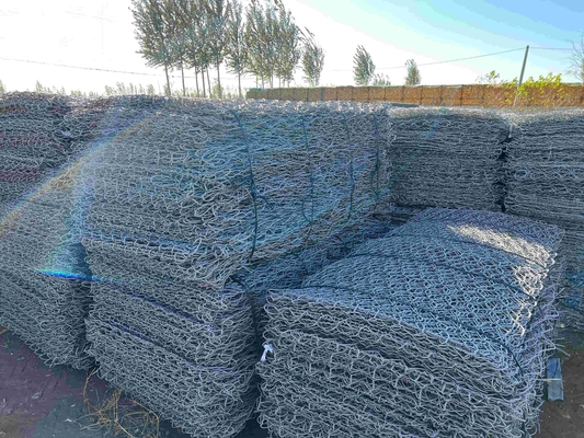 2*1*0.5m 2*1*1m 3*1*1m Galfan Gabion Baskets Tejido