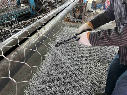 2*1*0.5m 2*1*1m 3*1*1m Galfan Gabion Baskets Tejido
