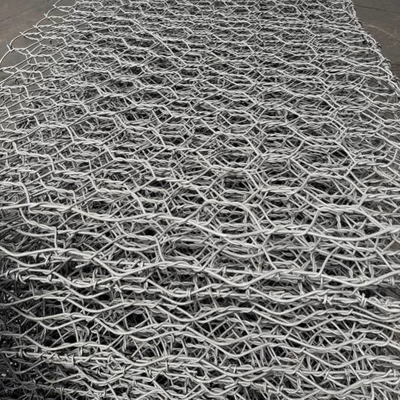Cestas de gaviones de acero galvanizado de 1 m x 1 m x 1 m para protección costera