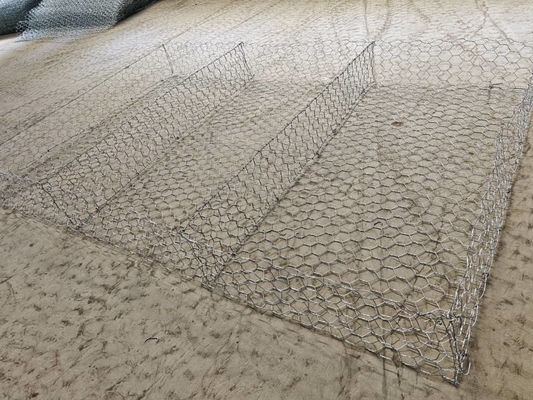 Cestas galvanizadas de gabión para protección de orillas y laderas