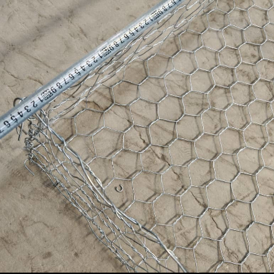 Malla de alambre hexagonal recubierta de PVC para control de erosión 10x12cm