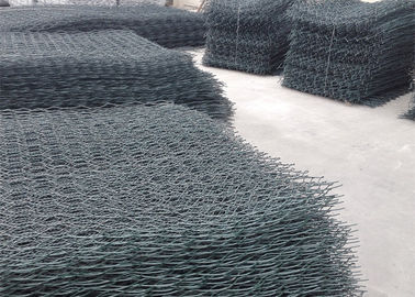 PVC hexagonal Gabion revestido diámetro de alambre de 2,0 - 5,0 ímetros ISO9001 aprobado